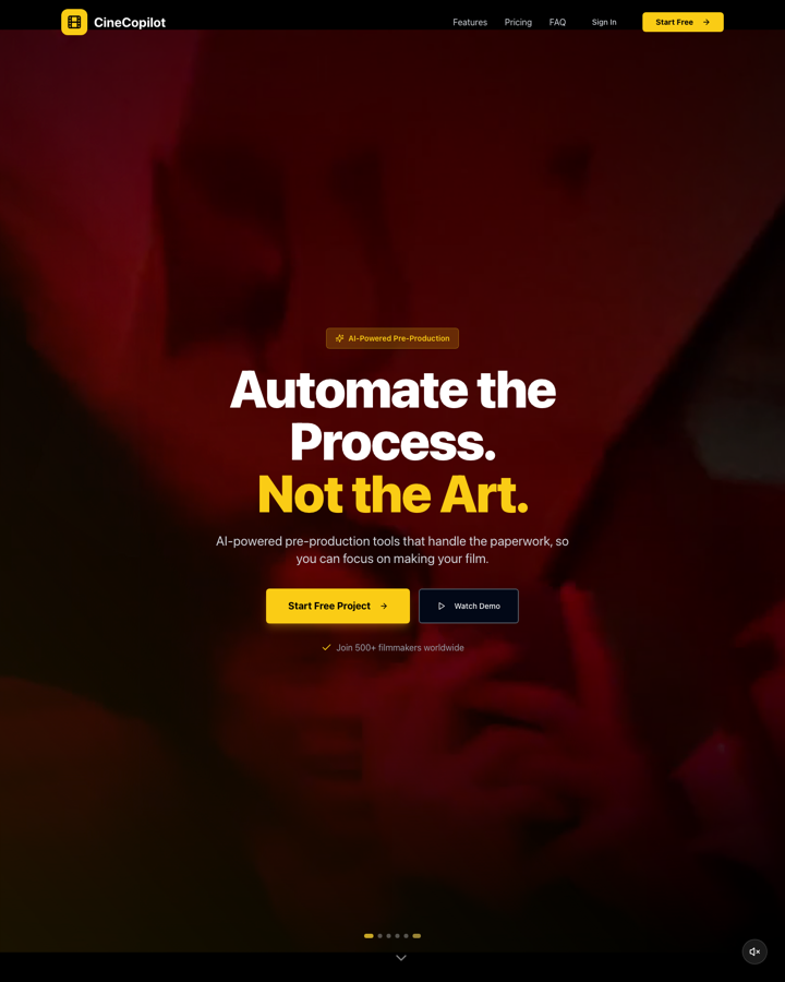 CineCopilot — Film Pre-Production SaaS